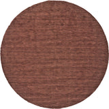 Beautiful circular area rug perfect for a contemporary space that needs a bit of color (merlot) - What A Room Santa Clara Furniture