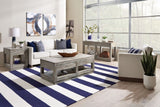 Herringbone Solid Wood One Drawer End Table - What A Room