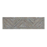 Herringbone Solid Wood Two Drawer Console - What A Room