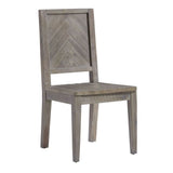 Herringbone Solid Wood Upholstered Dining Chair - What A Room