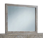 Herringbone Solid Wood Beveled Glass Mirror - What A Room