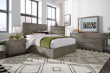 Herringbone Solid Wood Two Drawer Nightstand - What A Room