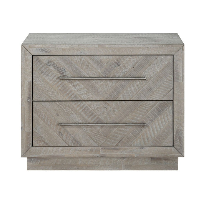 Alexandra Solid Wood Two Drawer Nightstand - What A Room