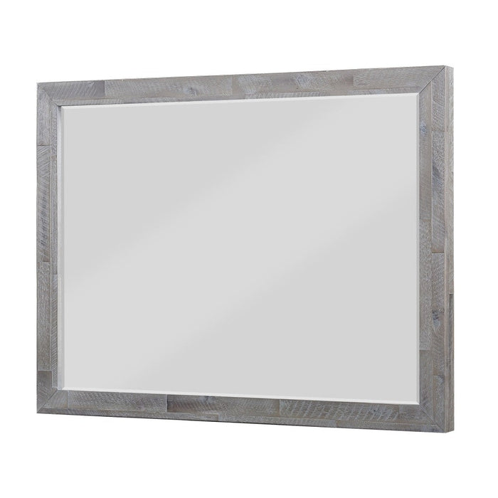 Alexandra Solid Wood Solid Wood Beveled Glass Mirror - What A Room