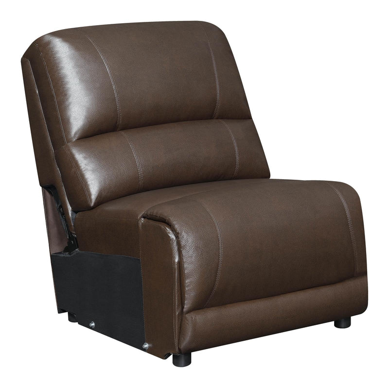 Mackenzie 3-piece Upholstered Tufted Motion Sectional Chestnut - What A Room