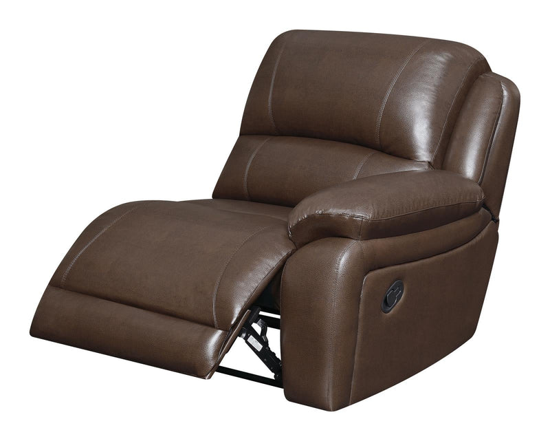 Mackenzie 3-piece Upholstered Tufted Motion Sectional Chestnut - What A Room