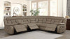 Higgins Four-Piece Upholstered Power Sectional Tan - What A Room