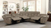 Higgins Four-Piece Upholstered Power Sectional Tan - What A Room