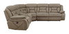 Higgins Four-Piece Upholstered Power Sectional Tan - What A Room