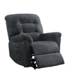Upholstered Power Lift Recliner Charcoal - What A Room