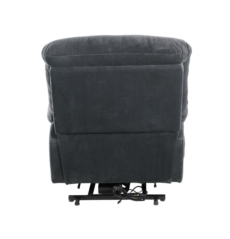 Upholstered Power Lift Recliner Charcoal - What A Room