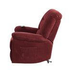 Upholstered Power Lift Recliner Brick Red - What A Room