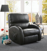 Upholstered Power Lift Recliner Black - What A Room