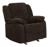 Gordon Upholstered Tufted Living Room Set Chocolate Brown - What A Room