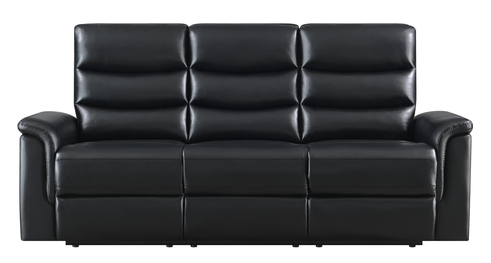 Dario Upholstered Living Room Set Black - What A Room