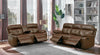 Damiano Upholstered Tufted Living Room Set Tri-tone Brown - What A Room