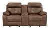 Damiano Upholstered Tufted Living Room Set Tri-tone Brown - What A Room