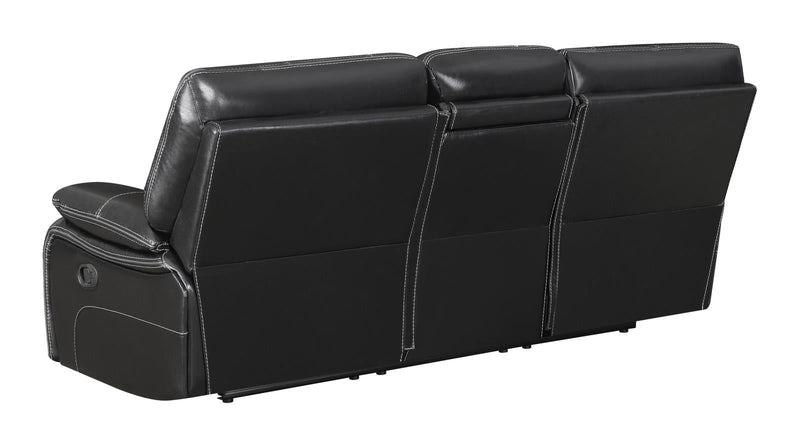 Willemse Motion Sofa with Drop-down Table Black - What A Room