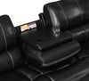 Willemse Motion Sofa with Drop-down Table Black - What A Room