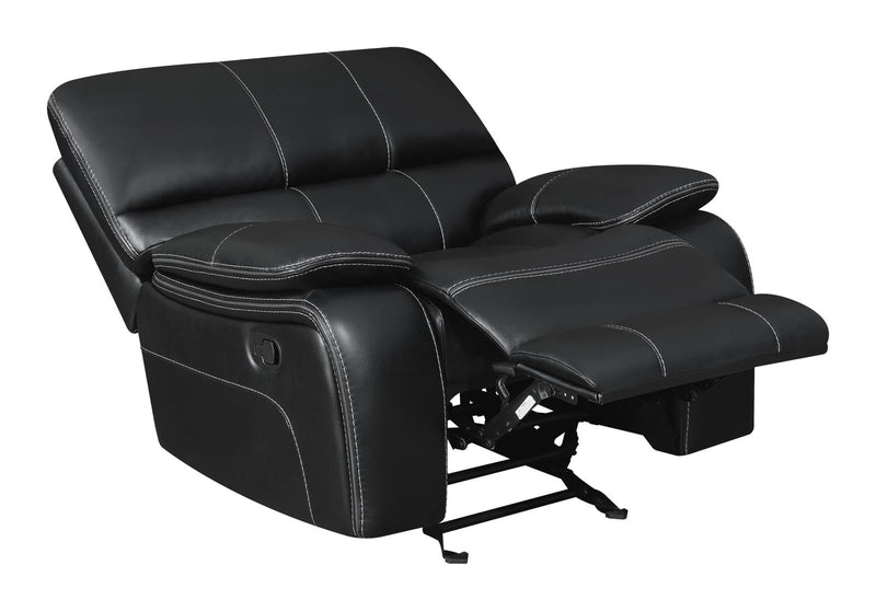 Willemse Upholstered Glider Recliner Black - What A Room