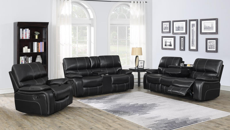 Willemse Upholstered Glider Recliner Black - What A Room