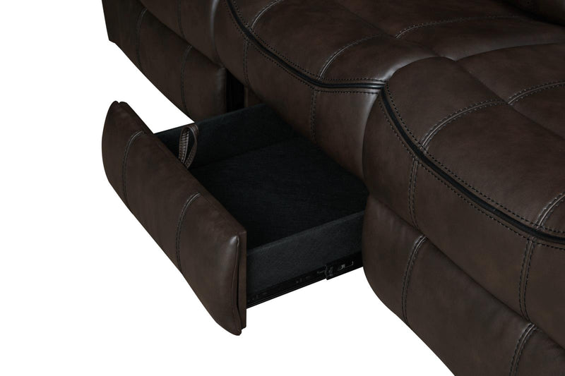 Sawyer Upholstered Tufted Living Room Set Cocoa Brown - What A Room