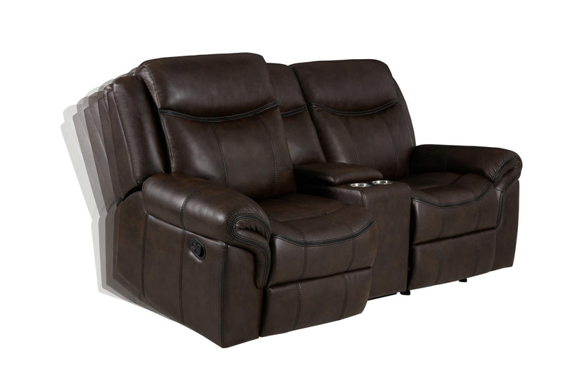 Sawyer Upholstered Tufted Living Room Set Cocoa Brown - What A Room