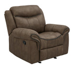 Sawyer Upholstered Tufted Living Room Set Macchiato Brown - What A Room