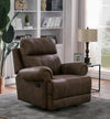 Brixton Upholstered Glider Recliner Buckskin Brown - What A Room