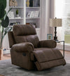 Brixton Upholstered Glider Recliner Buckskin Brown - What A Room