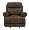Brixton Upholstered Glider Recliner Buckskin Brown - What A Room