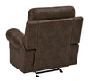 Brixton Upholstered Glider Recliner Buckskin Brown - What A Room