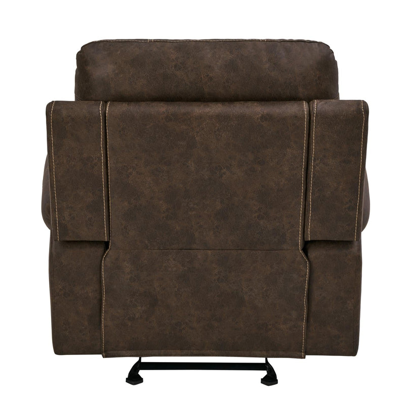 Brixton Upholstered Glider Recliner Buckskin Brown - What A Room