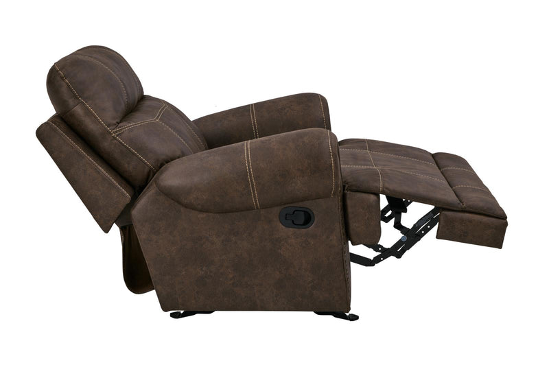 Brixton Upholstered Glider Recliner Buckskin Brown - What A Room