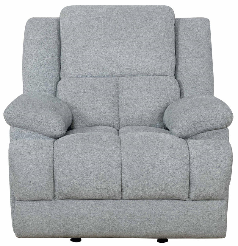 Waterbury 3-piece Pillow Top Arm Motion Living Room Set Grey - What A Room
