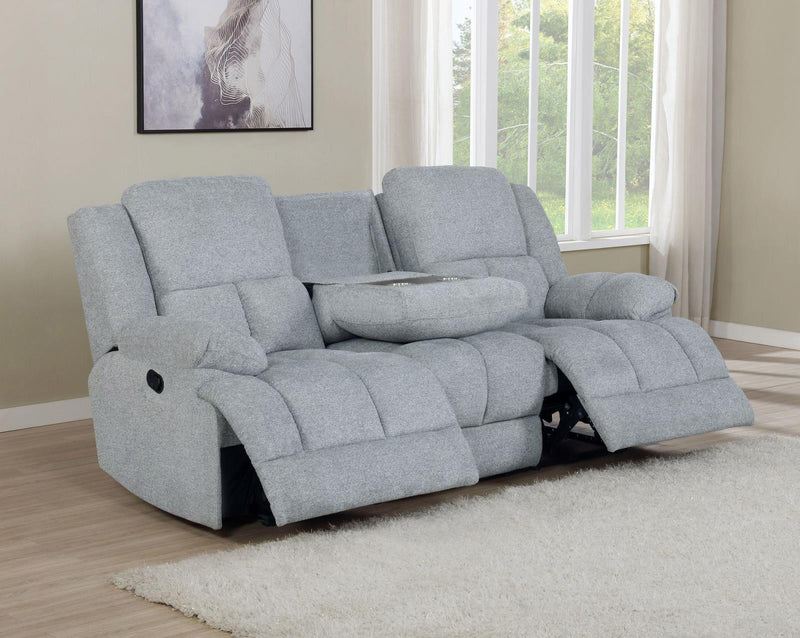 Waterbury Upholstered Motion Sofa Grey - What A Room