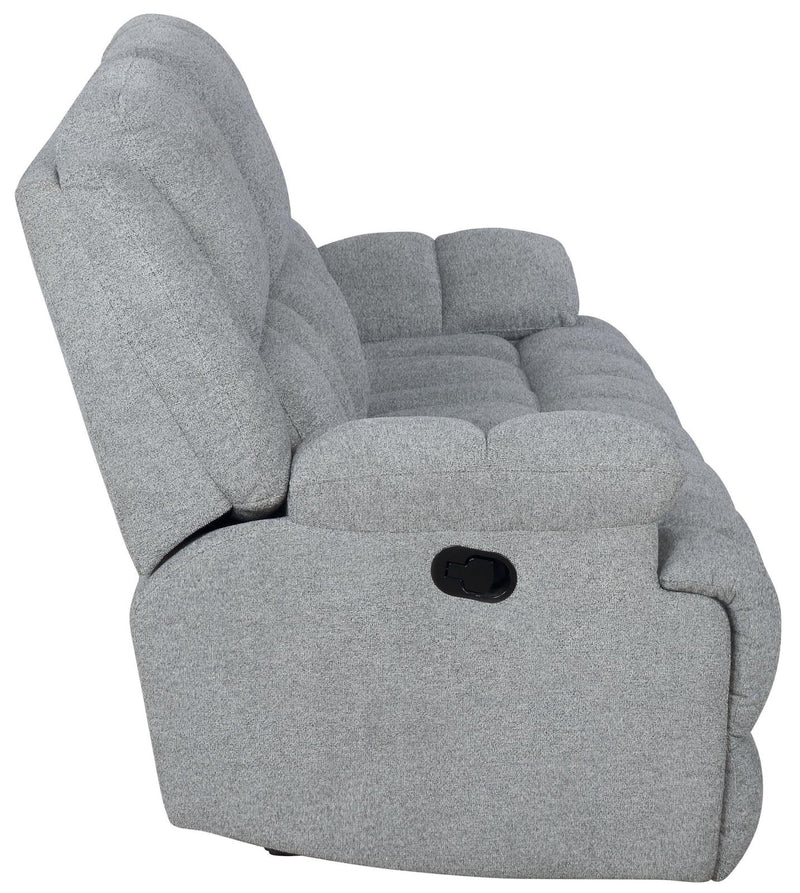 Waterbury Upholstered Motion Sofa Grey - What A Room