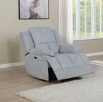 Waterbury Upholstered Power Glider Recliner Grey - What A Room