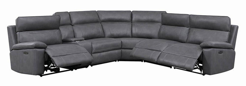 Albany 6-piece Power^2 Sectional Grey - What A Room