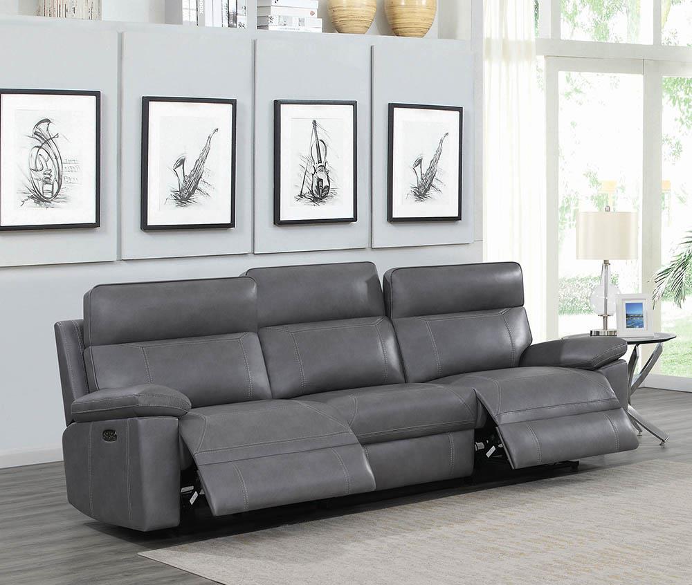 Albany Upholstered Power Reclining Seat and Power Headrest Sofa - What A Room