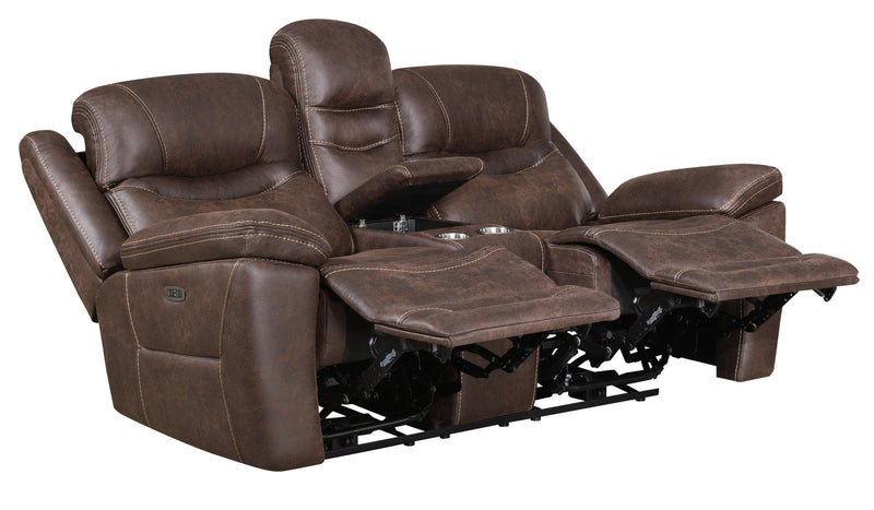 Hemer 3-piece Power^2 Living Room Set Chocolate - What A Room