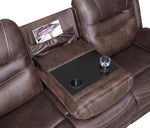 Hemer Upholstered Power^2 Sofa Chocolate - What A Room