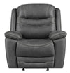 Hemer 3-piece Power^2 Living Room Set Dark Grey - What A Room