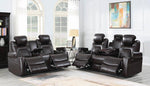 Korbach Upholstered Power^2 Recliner Espresso - What A Room