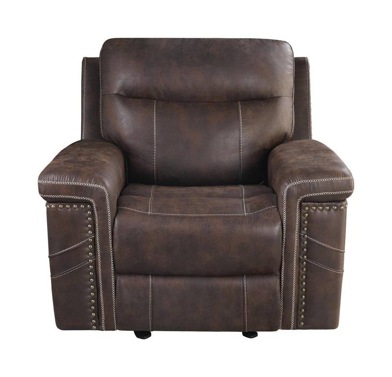 Wixom Power^2 Glider Recliner Brown - What A Room