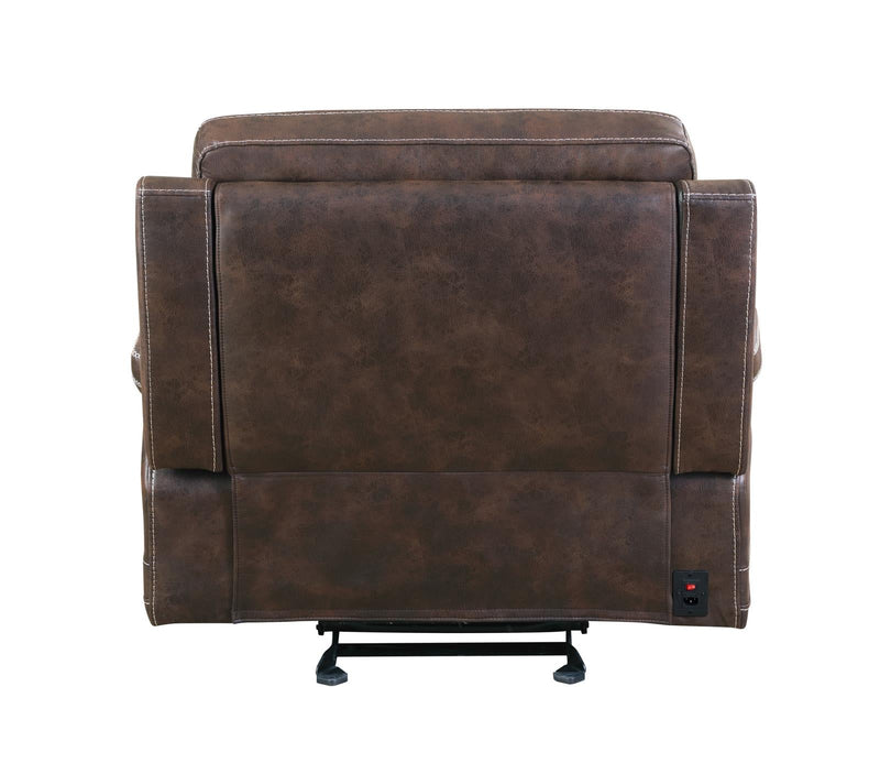 Wixom Power^2 Glider Recliner Brown - What A Room