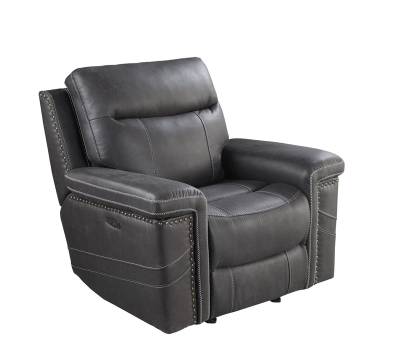 Wixom Power^2 Glider Recliner Charcoal - What A Room