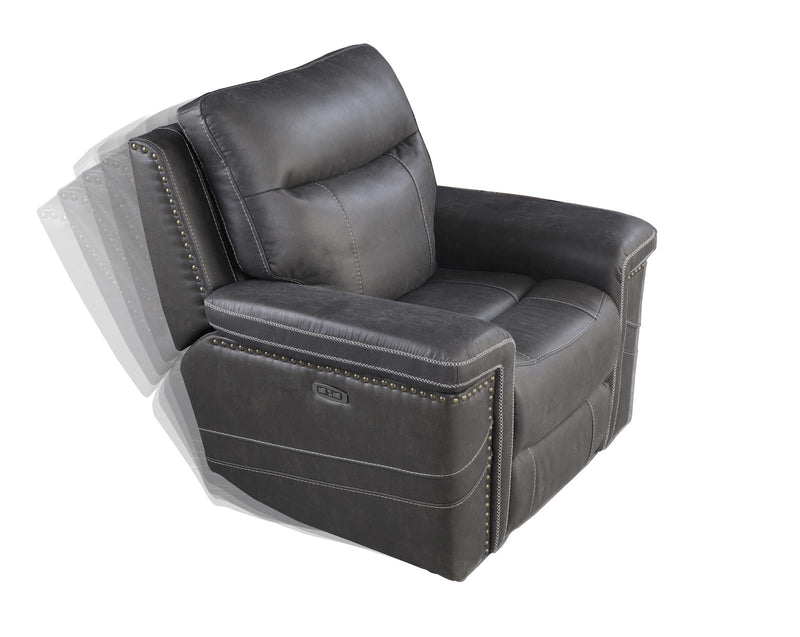 Wixom Power^2 Glider Recliner Charcoal - What A Room