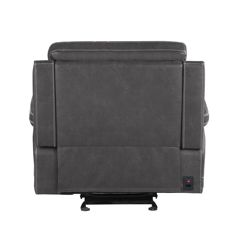 Wixom Power^2 Glider Recliner Charcoal - What A Room