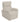 Upholstered Cushion Power Recliner Beige - What A Room